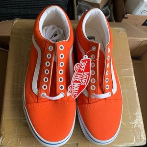 Brand new Neon orange vans